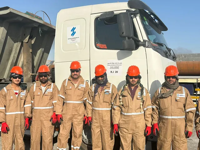 Site crew ready for deployment
