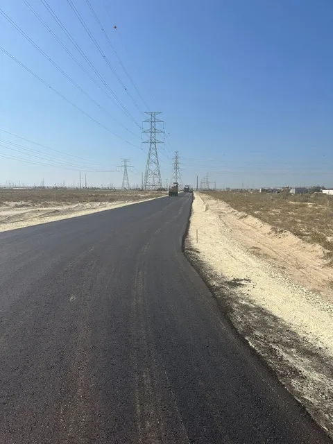 Completed asphalt road — Eastern Province